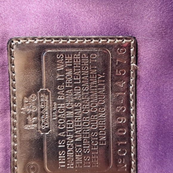 Coach Carriage Collection Soft Black Leather Shoulder & Crossbody  EUC - Picture 8 of 11